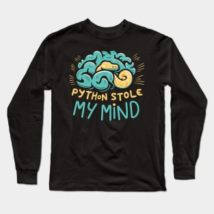 Python stole my mind Long Sleeve T-Shirt